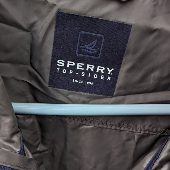 Sperry Top Sider Grey Gray Windbreaker Jacket S - Picture 5 of 6